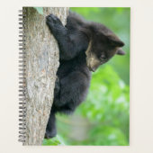 Kutest Baby Animals | Jonge zwarte Beer Cub Planner (Voorkant)