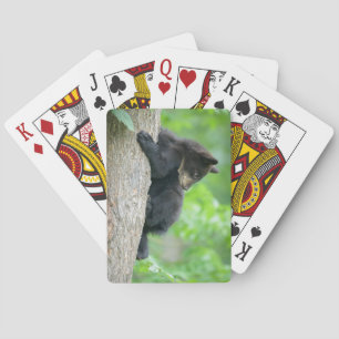 Kutest Baby Animals Jonge zwarte Beer Cub Pokerkaarten