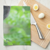 Kutest Baby Animals | Jonge zwarte Beer Cub Theedoek (Quarter Fold)