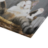 Kutest Baby Animals | Kat in bed Snijplank (Hoek)