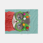 Kutest Baby Animals | Kat-kerstkeuken Fleece Deken (Voorkant (Horizontaal))