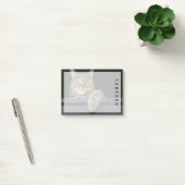 Kutest Baby Animals | Kat met grijze tabletten Post-it® Notes (Kantoor)