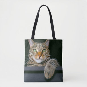 Kutest Baby Animals   Kat met grijze tabletten Tote Bag
