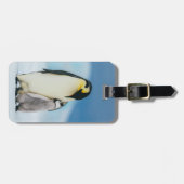 Kutest Baby Animals | keizer Penguin Chick Bagagelabel (Voorkant horizontaal)