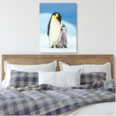 Kutest Baby Animals | keizer Penguin Chick Canvas Afdruk (Insitu (Slaapkamer))