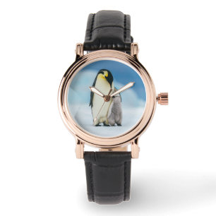 Kutest Baby Animals   keizer Penguin Chick Horloge