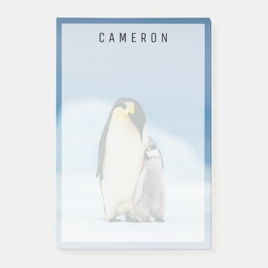 Kutest Baby Animals | keizer Penguin Chick Post-it® Notes (Voorkant)