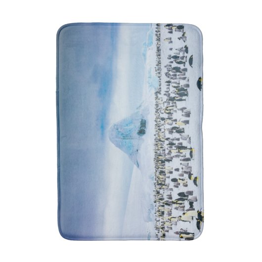 Kutest Baby Animals | keizer Penguin Colony Badmat (Voorkant Verticaal)