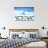 Kutest Baby Animals | keizer Penguin Colony Canvas Afdruk (Insitu (Slaapkamer))