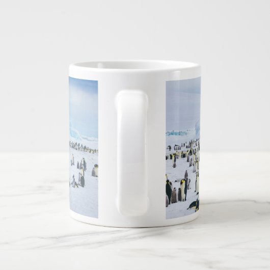 Kutest Baby Animals | keizer Penguin Colony Grote Koffiekop (Achterkant)