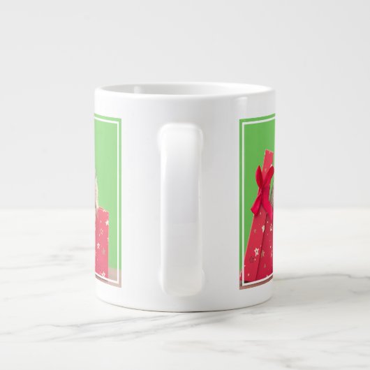 Kutest Baby Animals | Kerstfeestdag Bunny Grote Koffiekop (Achterkant)