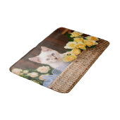 Kutest Baby Animals | Keuken en gele rozen Badmat (Gekanteld)