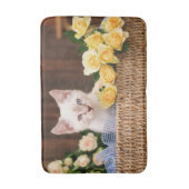 Kutest Baby Animals | Keuken en gele rozen Badmat (Voorkant Verticaal)