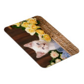 Kutest Baby Animals | Keuken en gele rozen Magneet (Rechterzijde)