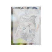 Kutest Baby Animals | Keuken met blauwe ogen Notitieblok (Linkerzijde)