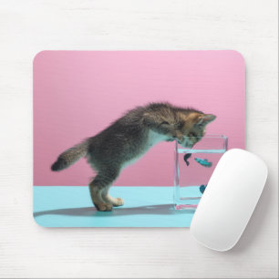 Kutest Baby Animals Keukenkijker op de vis Bowl Muismat