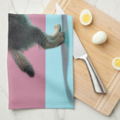 Kutest Baby Animals | Keukenkijker op de vis Bowl Theedoek (Quarter Fold)