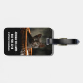 Kutest Baby Animals | Keuten in mandje Bagagelabel (Achterkant horizontaal)