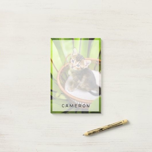 Kutest Baby Animals | Keuten in mandje Post-it® Notes (Op bureau)