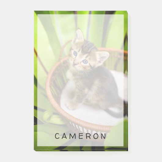 Kutest Baby Animals | Keuten in mandje Post-it® Notes (Voorkant)