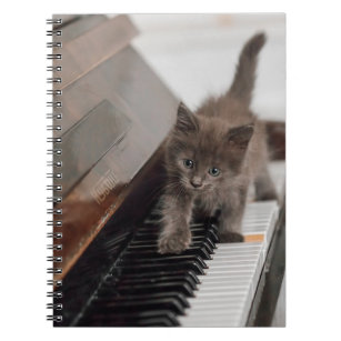 Kutest Baby Animals   Keuten op Piano Notitieboek