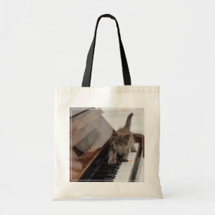 Kutest Baby Animals   Keuten op Piano Tote Bag