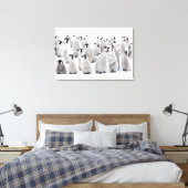 Kutest Baby Animals | Kippen van keizer Penguin Canvas Afdruk (Insitu (Slaapkamer))