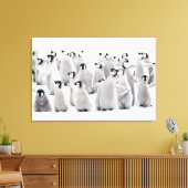 Kutest Baby Animals | Kippen van keizer Penguin Canvas Afdruk (Insitu (Woonkamer))