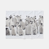 Kutest Baby Animals | Kippen van keizer Penguin Fleece Deken (Voorkant (Horizontaal))