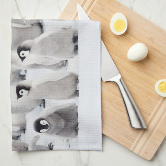 Kutest Baby Animals | Kippen van keizer Penguin Theedoek (Quarter Fold)