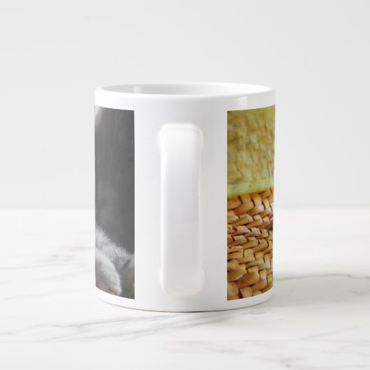 Kutest Baby Animals | Kitten Lounging Grote Koffiekop (Achterkant)