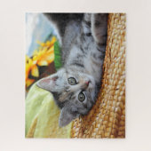 Kutest Baby Animals | Kitten Lounging Legpuzzel (Verticaal)