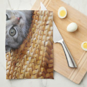 Kutest Baby Animals | Kitten Lounging Theedoek (Quarter Fold)