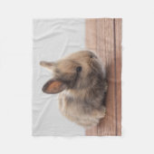 Kutest Baby Animals | Kleine Baby Bunny Fleece Deken (Voorkant)