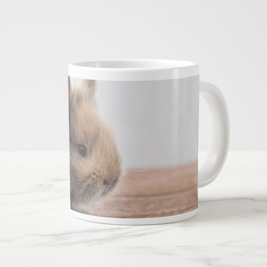 Kutest Baby Animals | Kleine Baby Bunny Grote Koffiekop (Voorkant rechts)