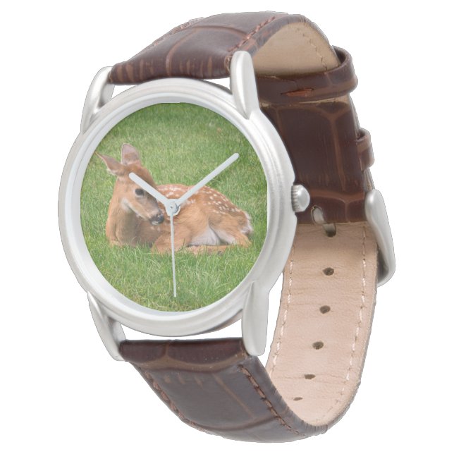 Kutest Baby Animals | Kleine Fawn Horloge (Gekanteld)