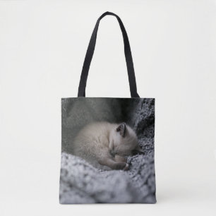 Kutest Baby Animals Kleine glazen slaapstand Tote Bag