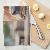 Kutest Baby Animals | Kleine Koe Calf Theedoek (Quarter Fold)