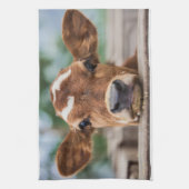 Kutest Baby Animals | Kleine Koe Calf Theedoek (Verticaal)