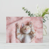 Kutest Baby Animals | Kleine Oranje tapkeuten Bedankkaart (Staand voorkant)