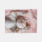 Kutest Baby Animals | Kleine Oranje tapkeuten Fleece Deken (Voorkant (Horizontaal))