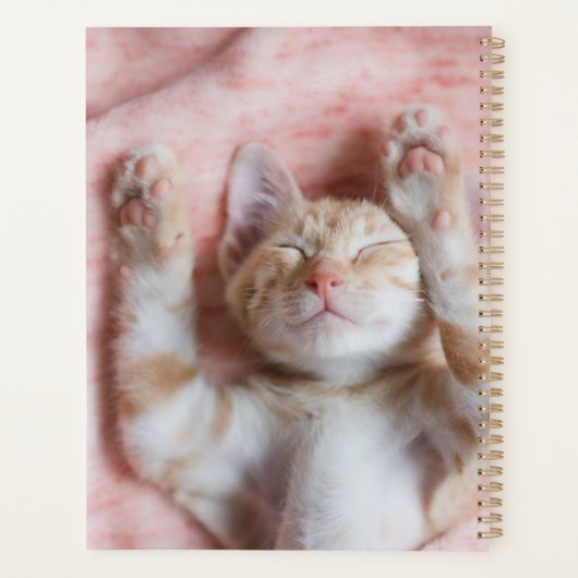 Kutest Baby Animals | Kleine Oranje tapkeuten Planner (Achterkant)