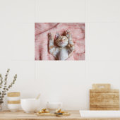 Kutest Baby Animals | Kleine Oranje tapkeuten Poster (Keuken)