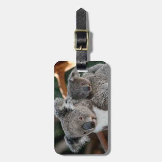 Kutest Baby Animals | Koala en Joey Bagagelabel (Voorkant verticaal)