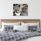 Kutest Baby Animals | Koala en Joey Canvas Afdruk (Insitu (Slaapkamer))