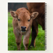 Kutest Baby Animals | Koe en kalf Notitieboek (Achterkant)