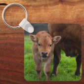 Kutest Baby Animals | Koe en kalf Sleutelhanger (Voorkant)