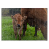 Kutest Baby Animals | Koe en kalf Snijplank (Voorkant)