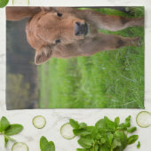 Kutest Baby Animals | Koe en kalf Theedoek (Gevouwen)