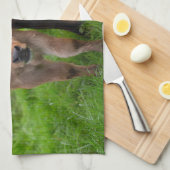 Kutest Baby Animals | Koe en kalf Theedoek (Quarter Fold)